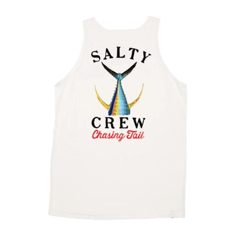 Salty Crew Tailed Tank White Rear