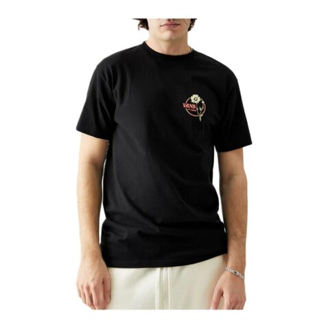 Vans Pulling Weeds Short Sleeve T-Shirt Black Front