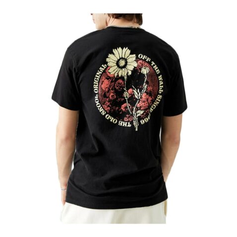 Vans Pulling Weeds Short Sleeve T-Shirt Black Rear