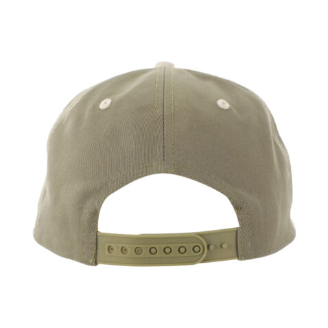 Baker Logo Snapback Green-Tan Rear