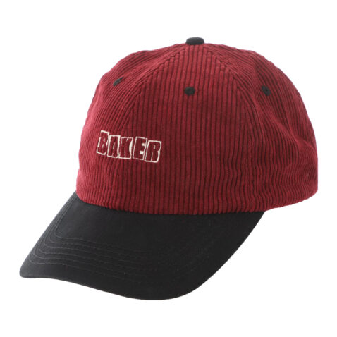 Baker Logo Snapback Wine-Black