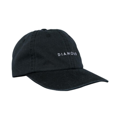 Diamond Leeway Sports Hat Black Front Right