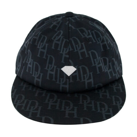 Diamond Supply Micro Brilliant Monogram Strapback Cap Grey Front