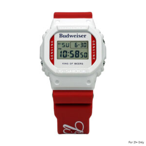 G-Shock x Budweiser DW5600BUD20 Watch Red White