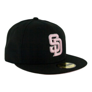 New Era 59Fifty San Diego Padres Black Pink Fitted Hat
