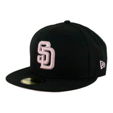 New Era 59Fifty San Diego Padres Black Pink Fitted Hat