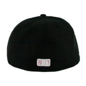 New Era 59Fifty San Diego Padres Black Pink Fitted Hat Rear