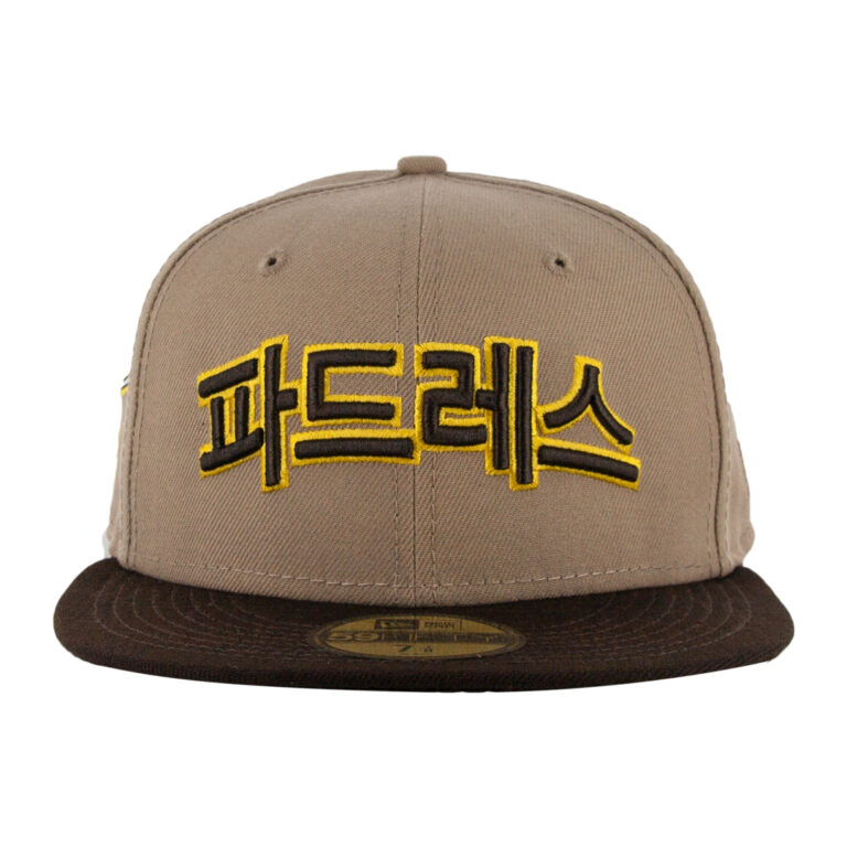 New Era 59Fifty San Diego Padres Hangul Alternate Two Tone Camel Tan Burnt Wood Brown Fitted Hat 1 New Era 59Fifty San Diego Padres Hangul Alternate Two Tone Camel Tan Burnt Wood Brown Fitted Hat 1