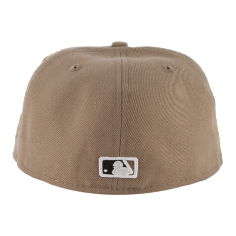 New Era 59Fifty San Diego Padres Hangul Alternate Two Tone Camel Tan Burnt Wood Brown Fitted Hat 4