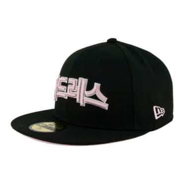 New Era 59Fifty San Diego Padres Hangul Black Pink Fitted Hat