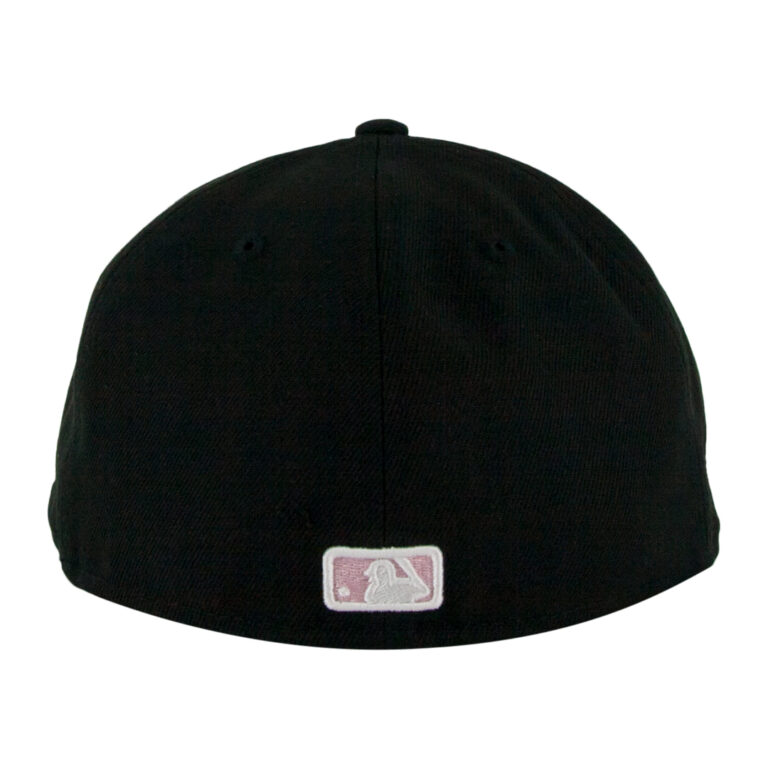 New Era 59Fifty San Diego Padres Hangul Black Pink Fitted Hat Rear New Era 59Fifty San Diego Padres Hangul Black Pink Fitted Hat Rear