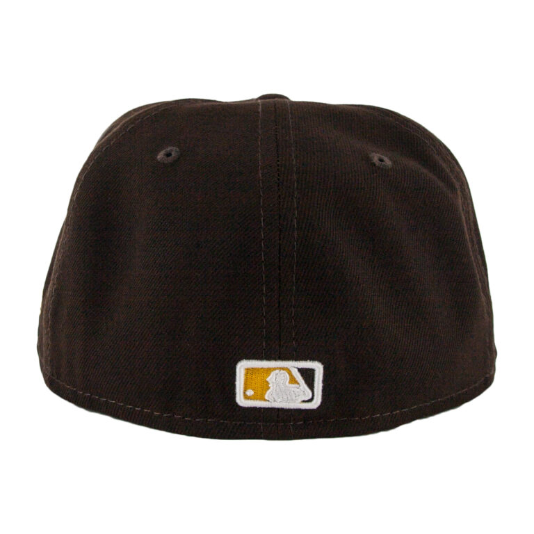 New Era 59Fifty San Diego Padres Hangul Burnt Wood Brown Gold White Fitted Hat 4 New Era 59Fifty San Diego Padres Hangul Burnt Wood Brown Gold White Fitted Hat 4