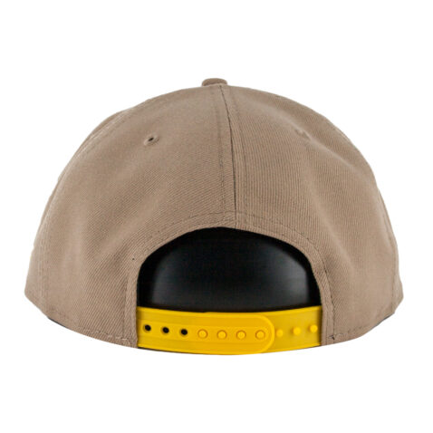 New Era 9Fifty San Diego Padres Katakana 2 Alternate Two Tone Camel Tan Burnt Wood Brown Snapback Hat 4
