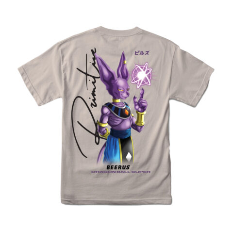 PRMTV x DBZS Beerus Orb T-Shirt Sand