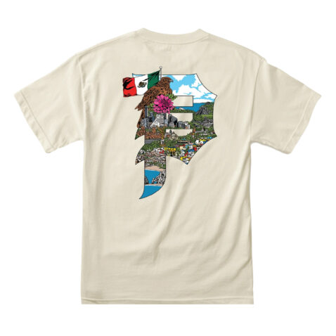 Primitive Dirty P Mexico T-Shirt Cream Rear