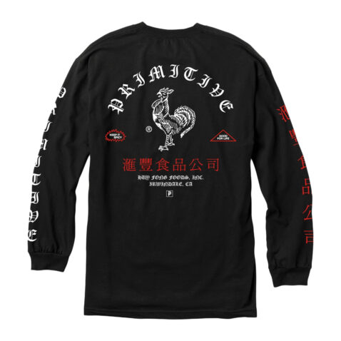 Primitive x HF Spicy Long Sleeve T-Shirt Black Rear