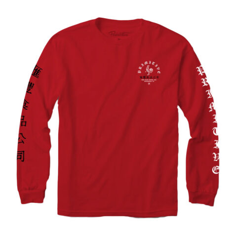 Primitive x HF Spicy Long Sleeve T-Shirt Red Front