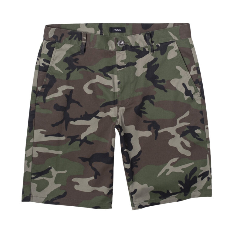 RVCA Weekend Stretch Shorts 20 Woodland Camo