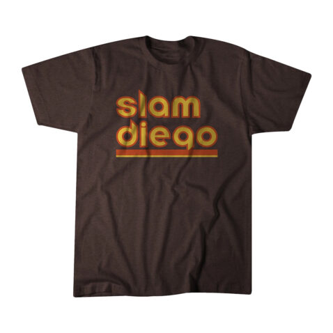 Slam Diego Short Sleeve T-Shirt Dark Brown 2