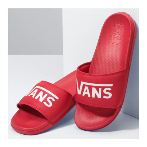 Vans La Costa Slide-On Red Angled