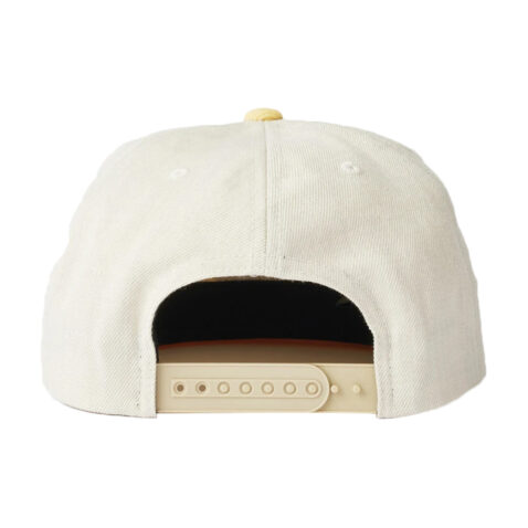 Brixton Oath III Snapback Hat Blonde-Beige Rear