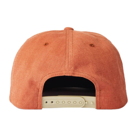 Brixton Oath III Snapback Hat Caramel Rear
