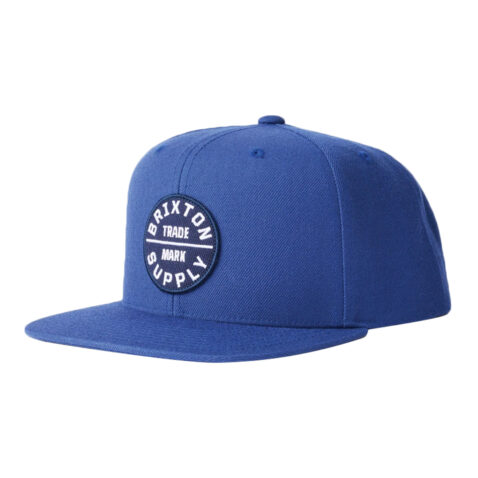 Brixton Oath III Snapback Hat Joe Blue Front Right