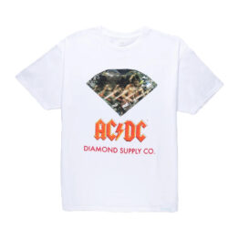 Diamond x ACDC Diamond T-Shirt White