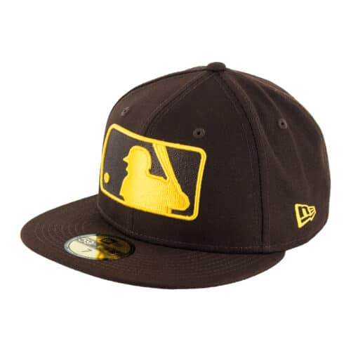 New Era 59Fifty San Diego Padres Switch Burnt Wood Brown Gold Hat Front Right