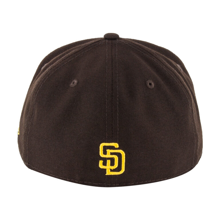 New Era 59Fifty San Diego Padres Switch Burnt Wood Brown Gold Hat Front Right New Era 59Fifty San Diego Padres Switch Burnt Wood Brown Gold Hat Front Right