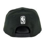 New Era 9Fifty Basic Chicago Bulls Black Snapback Hat Rear