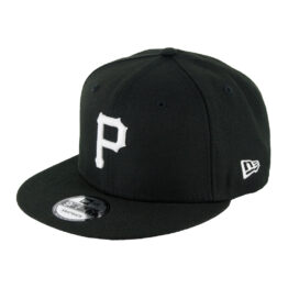 New Era Basic Pittsburgh Pirates Black White Snapback Hat