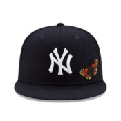 New Era x FELT 59Fifty New York Yankees Navy White Fitted Hat Limited Edition Front