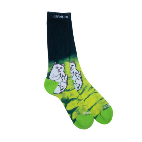 Ripndip Lord Nermal Prisma Sock Blue-Green Tie Dye