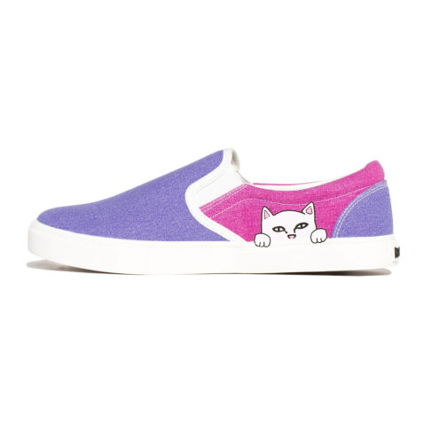 Ripndip Lord Nermal UV Slip On Blue-Fuschia 1