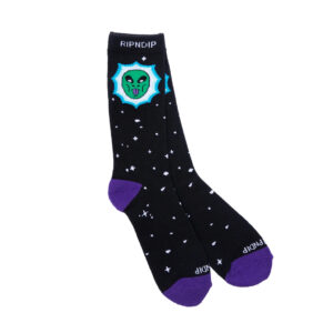 Rip N Dip Nebula Socks Black