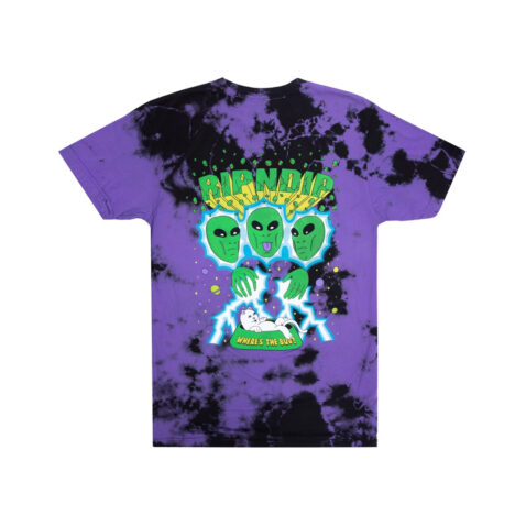 Ripndip Nebula T-Shirt Purple-Black Tie Dye Rear