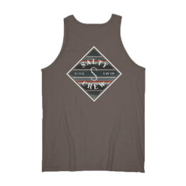 Salty Crew Tippet Refuge Tank Top Charcoal