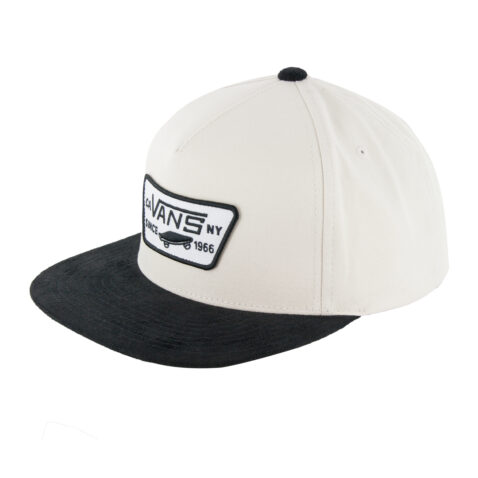 Vans Full Patch Snapback Oatmeal-Black Front Right