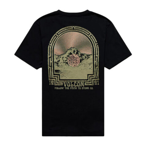 Volcom Dither Short Sleeve T-Shirt Black Rear
