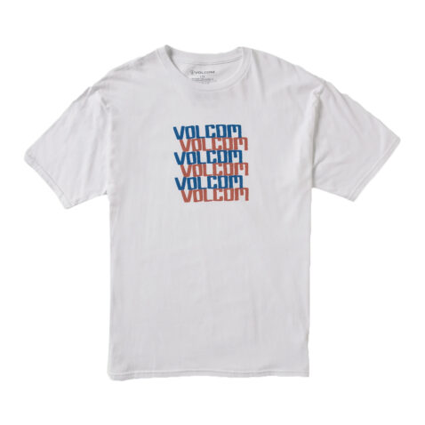 Volcom Stacker Short Sleeve T-Shirt White Front