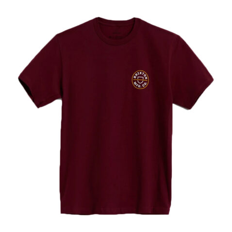 Brixton Crest II Short Sleeve T-Shirt Cowhide