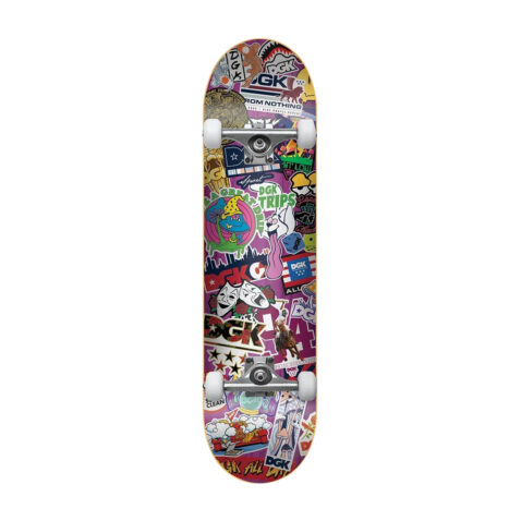 DGK Stick-Up Skateboard Deck Complete Multi