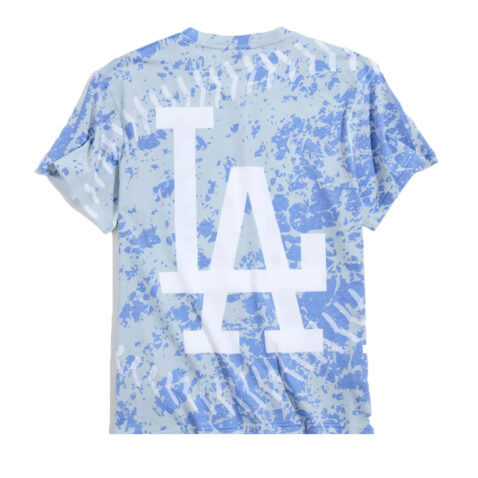Mitchell & Ness Jumbotron Sublimated Los Angeles Dodgers T-Shirt Blue Rear