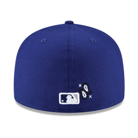New Era 59Fifty Los Angeles Dodgers Paisley Elements Dark Royal Blue Limited Edition Fitted Hat Rear