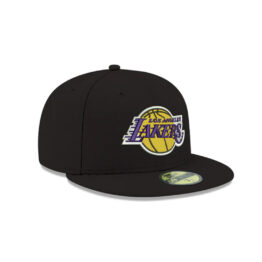 New Era 59Fifty Los Angeles Lakers Basic Fitted Black Gold Purple