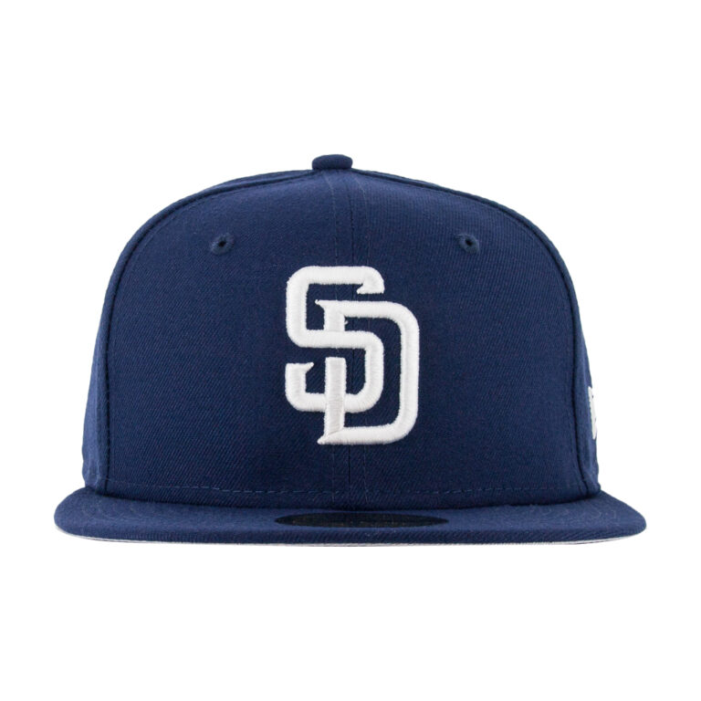 New Era 59Fifty San Diego Padres 2019 GM Redux Hat Light Navy White Front New Era 59Fifty San Diego Padres 2019 GM Redux Hat Light Navy White Front