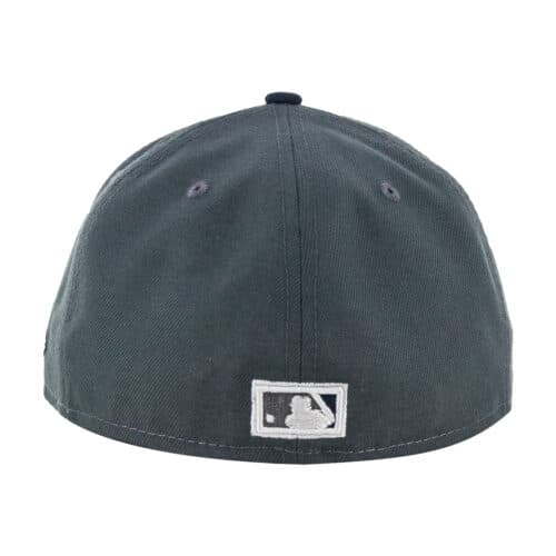 New Era 59Fifty San Diego Padres Retro Dark Graphite Gray Dark Navy Fitted Hat Rear
