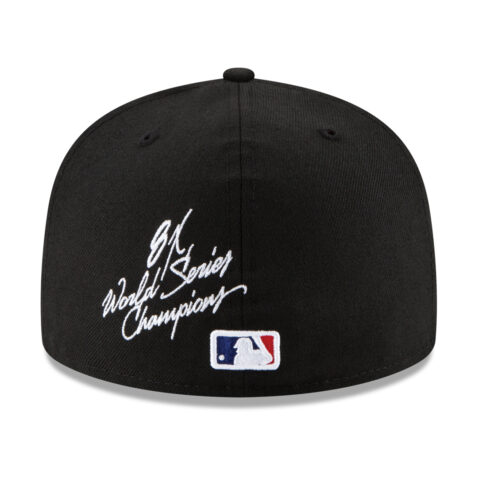 New Era 59Fifty San Francisco Giants World Champions Black Limited Edition Fitted Hat Rear