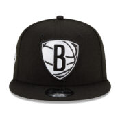 New Era 9Fifty Brooklyn Nets 2021 NBA Draft Black Snapback Hat Front